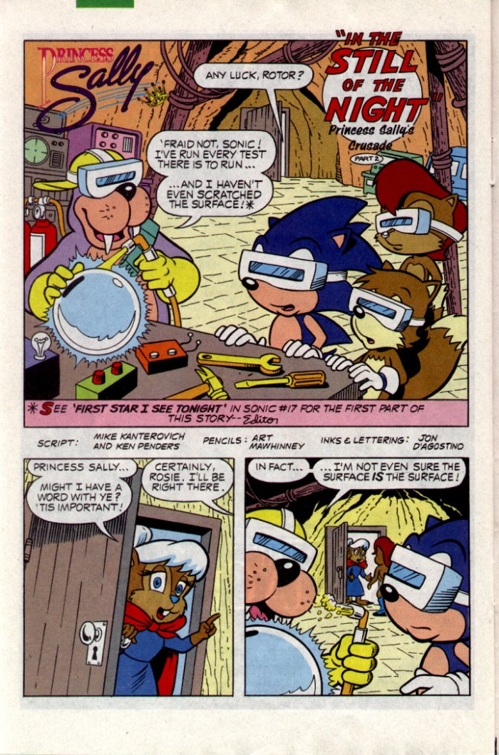 Sonic - Archie Adventure Series January 1995 Page 17